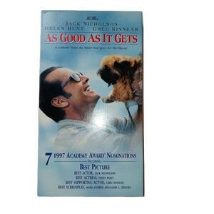 As Good As It Gets 1997 VHS Movie Jack Nicholson New